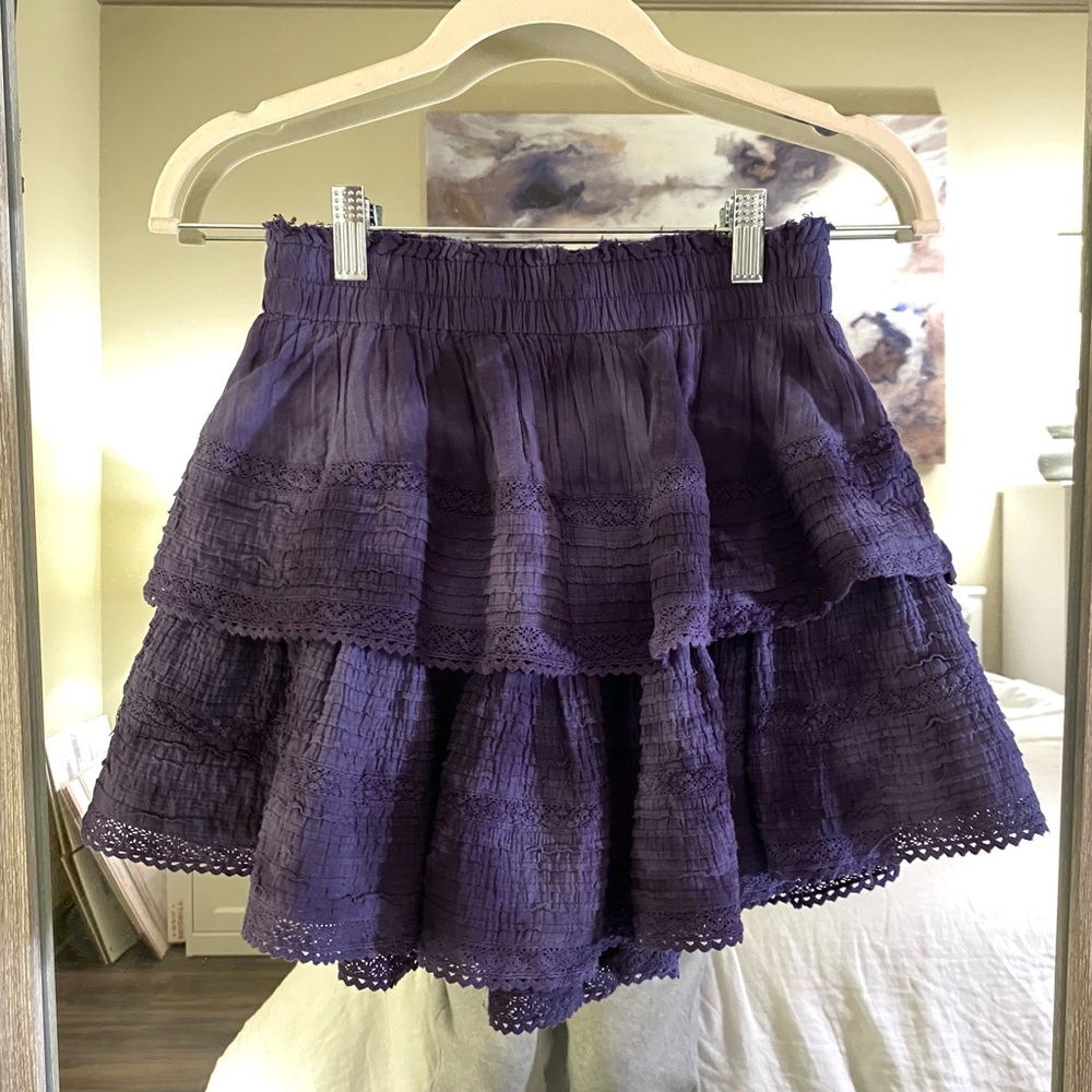 Aerie Rock n Ruffle Mini Skirt